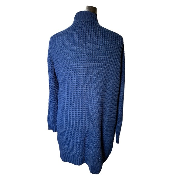 Zeagoo‎ navy blue Cardigan sweater long Size XXL NWT Pockets Knit Women's - Picture 4 of 9